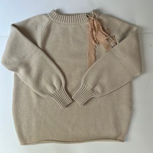 The Allison Shoulder Bow Sweater
